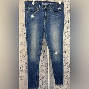 Women's Levi’s signature low rise jegging Distressed Blue Skinny Jeans